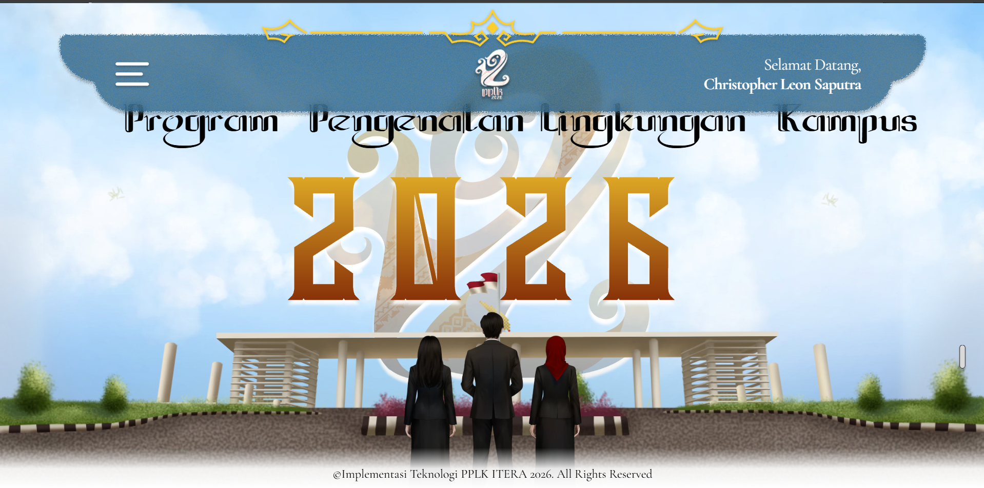 Screenshot of Website PPLK 2026